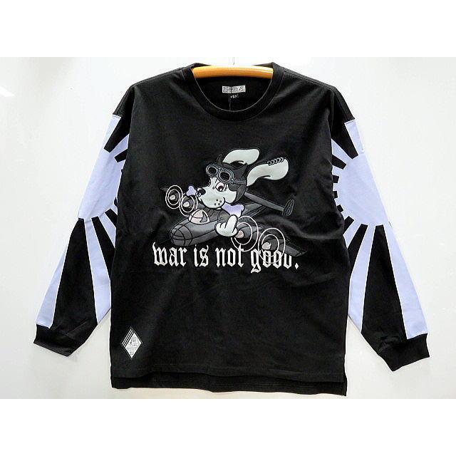 CRUTCH GALFY 反戦 ガルフィー長袖Tシャツ【代引不可商品