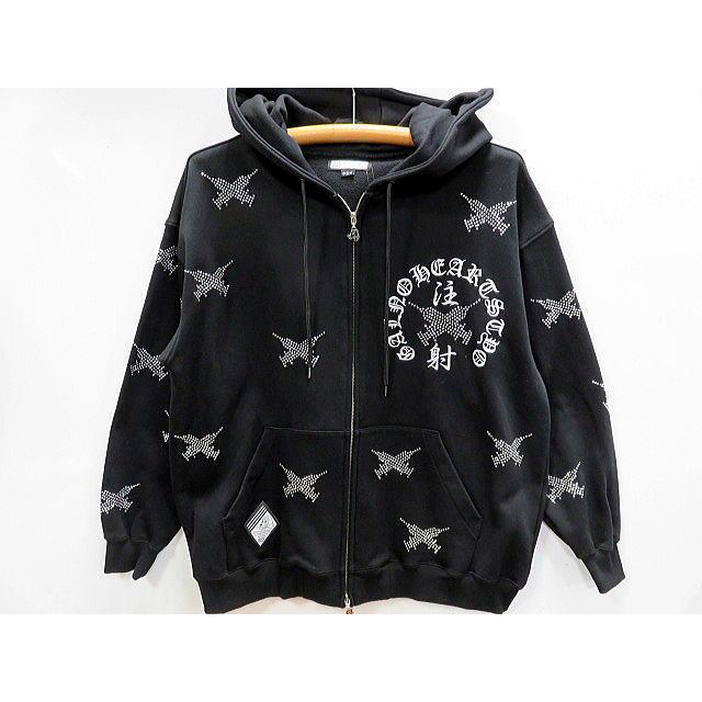 CRUTCH GALFY ガルフィ ラインストーンパーカー 【代引不可商品