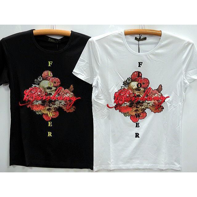 HUISHANG 半袖Tシャツ フラワープリント : takafuku1915 - 通販