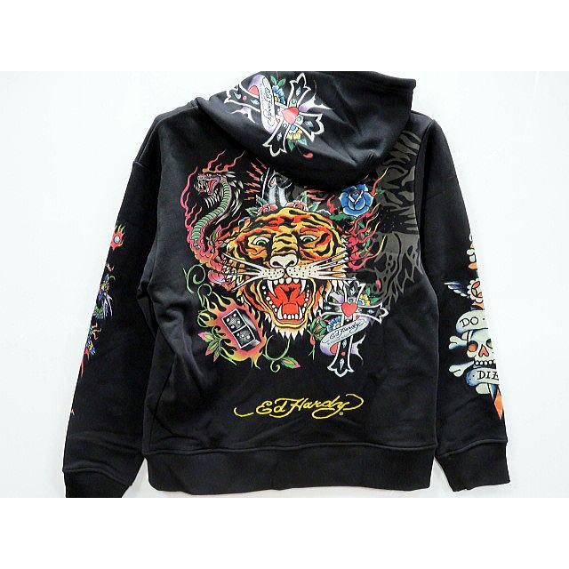 【Ed Hardy】 エドハーディ　フルジップパーカー Ed Hardy パーカー EdHardy 長袖 フルZIPパーカー メンズ