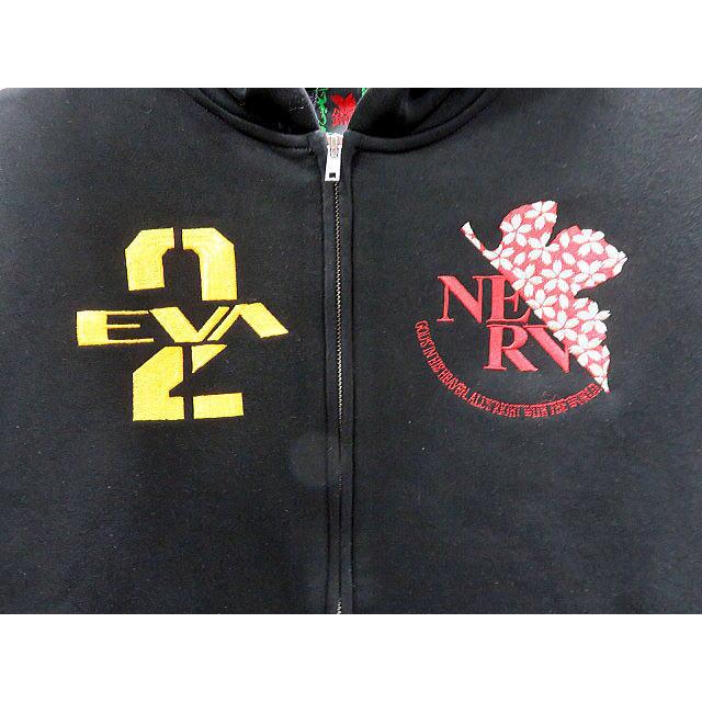 エヴァンゲリオン×錦 月下桜弐号機パーカー EVANGELION × NISHIKI