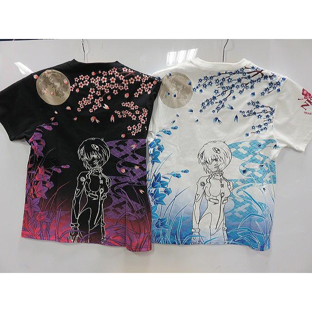 エヴァンゲリヲンＸ錦コラボ 　枝垂れ桜 綾波 半袖Ｔシャツ　EVANGELION × NISHIKI エヴァンゲリヲンX錦コラボ 枝垂れ桜 綾波 半袖Tシャツ EVANGELION