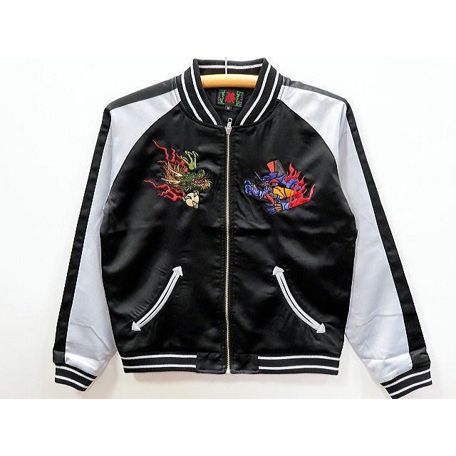 エヴァンゲリオン×錦 コラボ　初号機VS龍神 スカジャン L エヴァンゲリオン×錦 コラボ 初号機VS龍神 スカジャン L