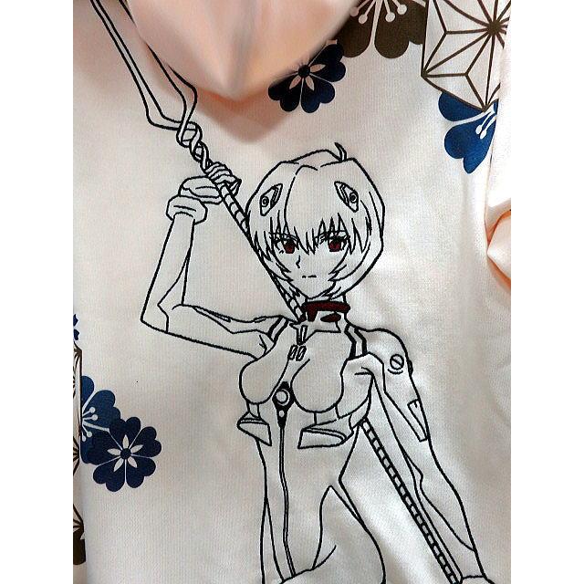 エヴァンゲリオン×錦 華小紋 綾波レイ パーカー EVANGELION