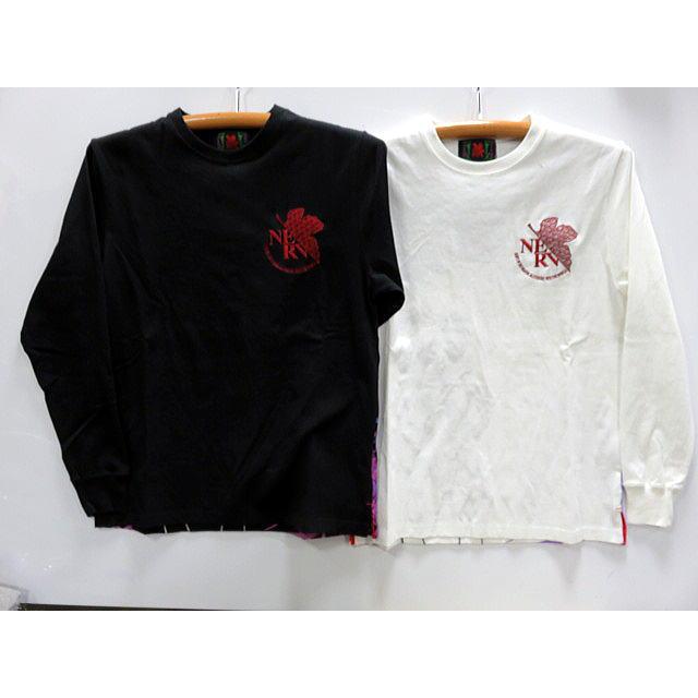 エヴァンゲリオンX 錦 アスカ 刺繍 和柄 ロングTシャツ EVA エヴァンゲリオンX 錦 アスカ 刺繍 和柄 ロングTシャツ EVA