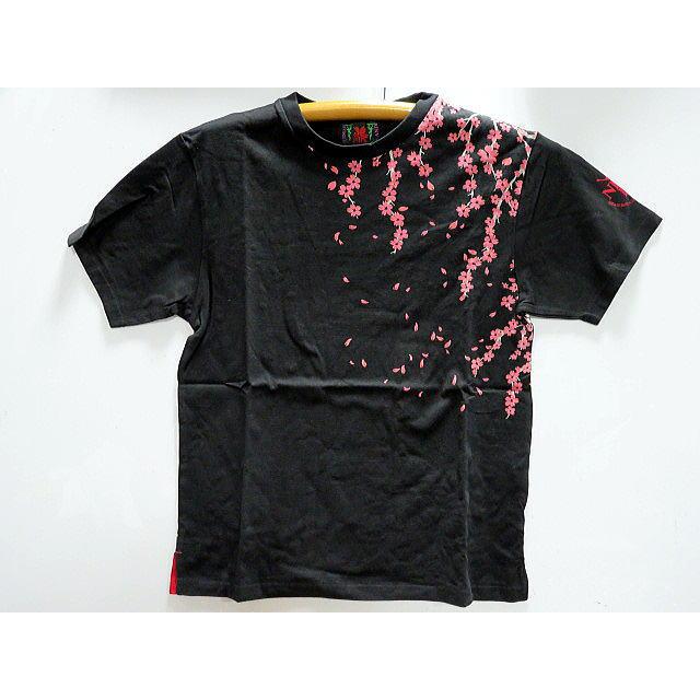 エヴァンゲリヲンX錦コラボ 半袖Tシャツ 綾波レイX夜桜刺繍 EVA