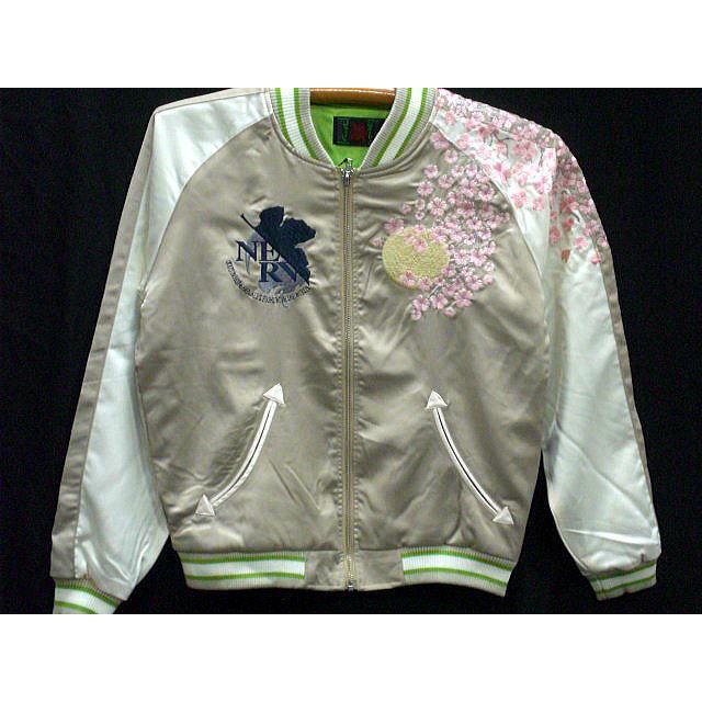 エヴァンゲリオン×錦 コラボ EVA初号機 龍神 桜吹雪 総刺繍 スカジャン