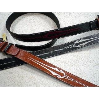 エヴァンゲリオンX錦 ロンギヌス刺繍レザーエンボスベルト