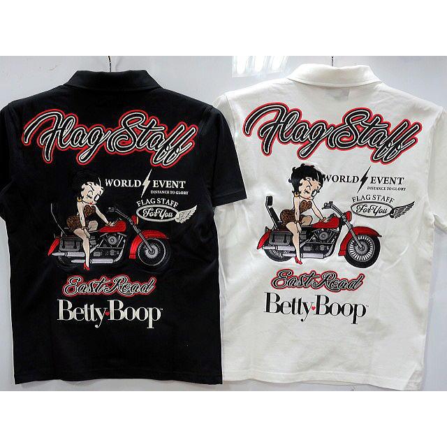 Flag Staff Ｘ BETTY BOOP　ベティ 半袖ポロシャツ　　フラッグスタッフ Flag Staff X BETTY BOOP ベティ 半袖ポロシャツ フラッグスタッフ