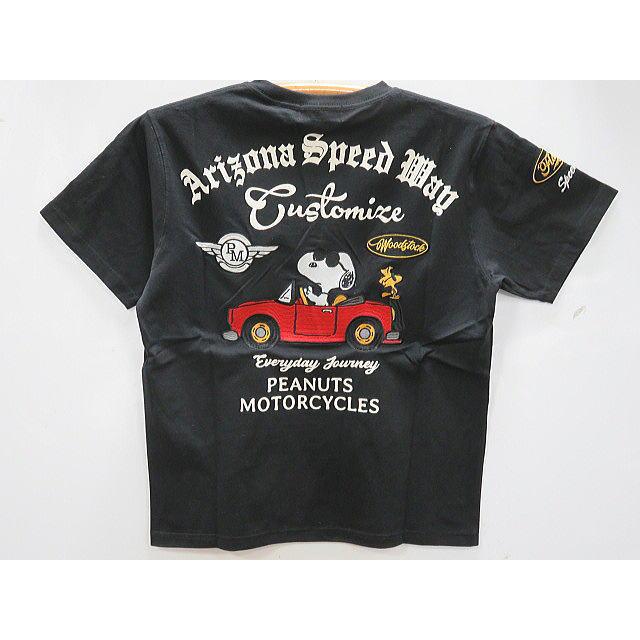 Flag Staff X SNOOPY コラボ　 アメカジ　半袖Tシャツ　SNOOPYS CAR　フラッグスタッフ PEANUTS Flag Staff X SNOOPY コラボ アメカジ 半袖Tシャツ SNOOPY'S CAR