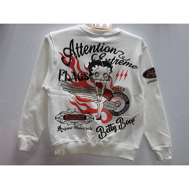 Flag Staff × BETTY BOOP  ベティ　トレーナー　フラッグスタッフ Flag Staff × BETTY BOOP ベティ トレーナー フラッグスタッフ