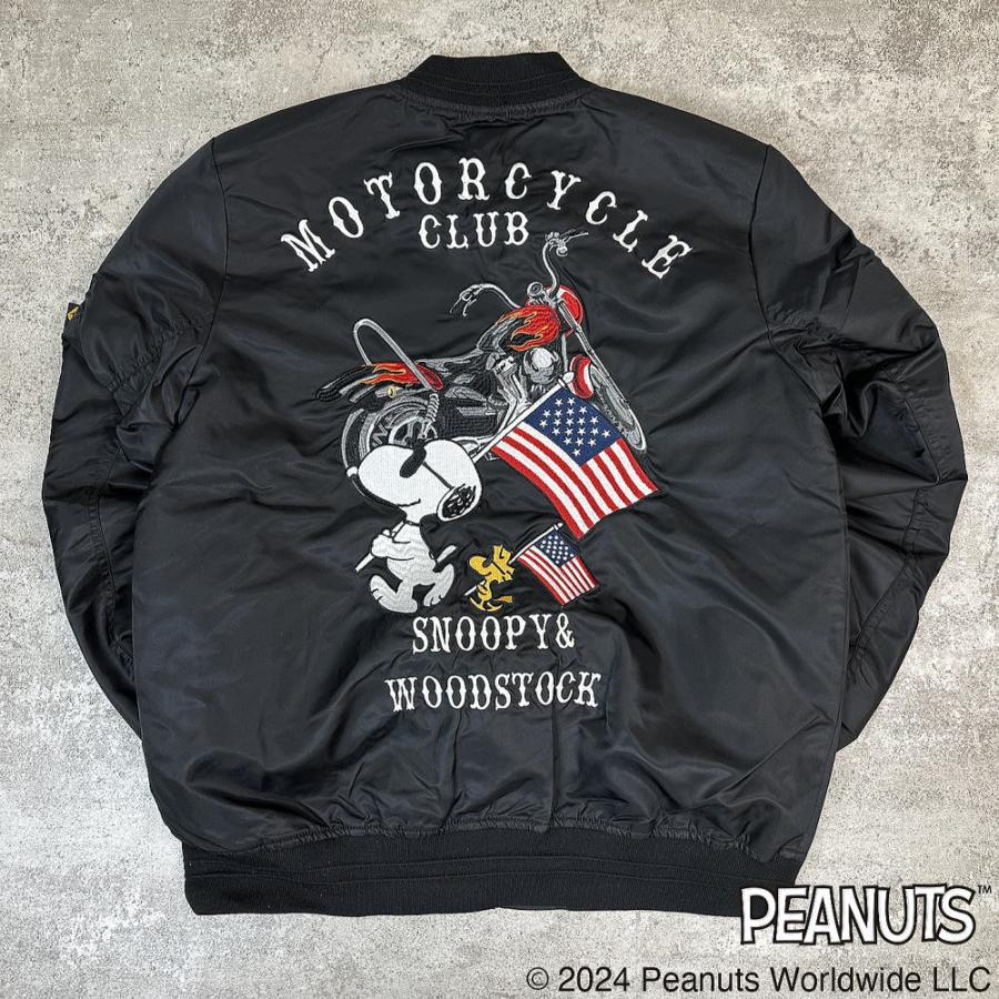SNOOPY×Flagstaff MOTORCYCLE MA-1　スヌーピー×フラッグスタッフ SNOOPY×Flagstaff MOTORCYCLE MA-1 スヌーピー×フラッグスタッフ