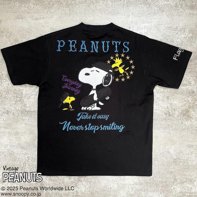 SNOOPY×Flag Staff Skateboard Tシャツ　スヌーピー×フラッグスタッフ SNOOPY×Flag Staff Skateboard Tシャツ スヌーピー×フラッグスタッフ