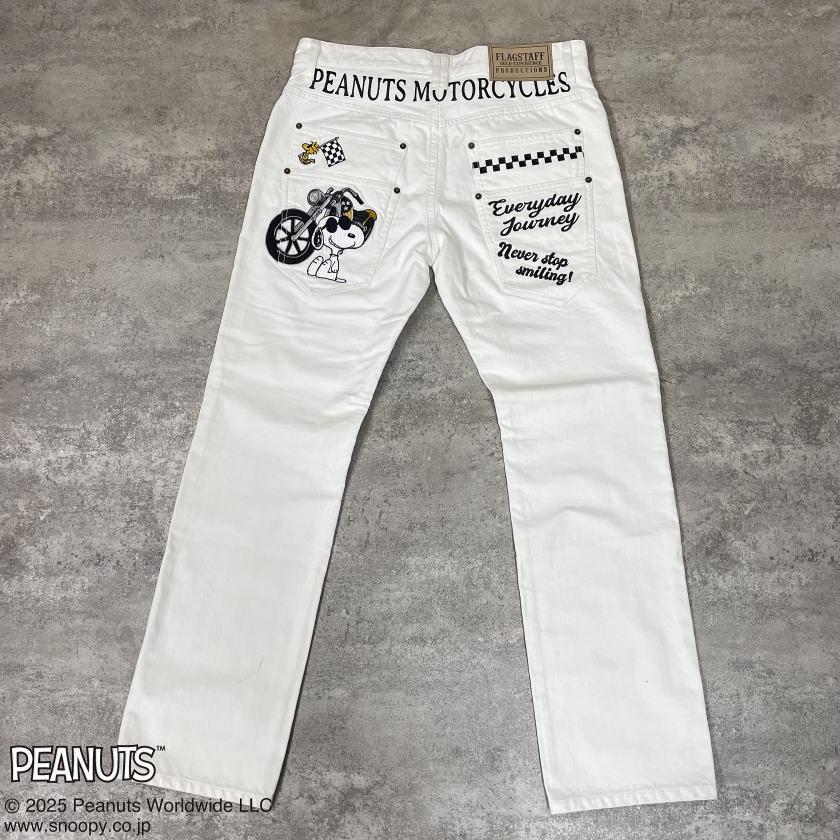 SNOOPY×Flag MOTORCYCLE Denim Pants フラッグスタッフ × スヌーピー
