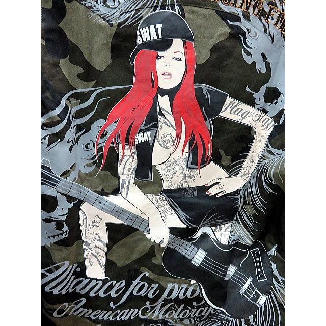 Flag Staff X Bright Gemstones ツイルシャツ フラッグスタッフ