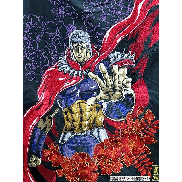 絡繰魂 粋  × 北斗の拳　覇者ラオウ　刺繍　半袖Tシャツ 絡繰魂 粋 × 北斗の拳 覇者ラオウ 刺繍 半袖Tシャツ : takafuku1915