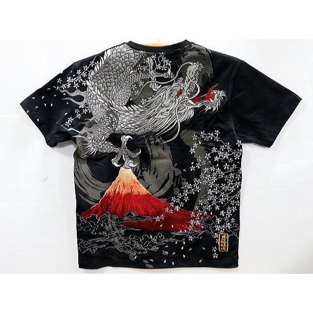 絡繰魂・粋  和柄　半袖Tシャツ　襲来龍神　カラクリ魂 絡繰魂・粋 和柄 半袖Tシャツ 襲来龍神 カラクリ魂 : takafuku1915