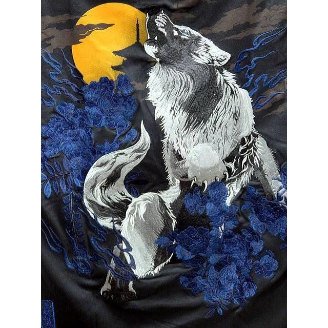 絡繰魂・粋 和柄 半袖Tシャツ 狼の遠吠え カラクリ魂 : takafuku1915