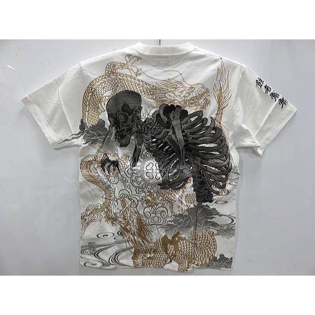 絡繰魂 和柄 半袖Tシャツ 餓者髑髏 ガシャドクロ カラクリ魂