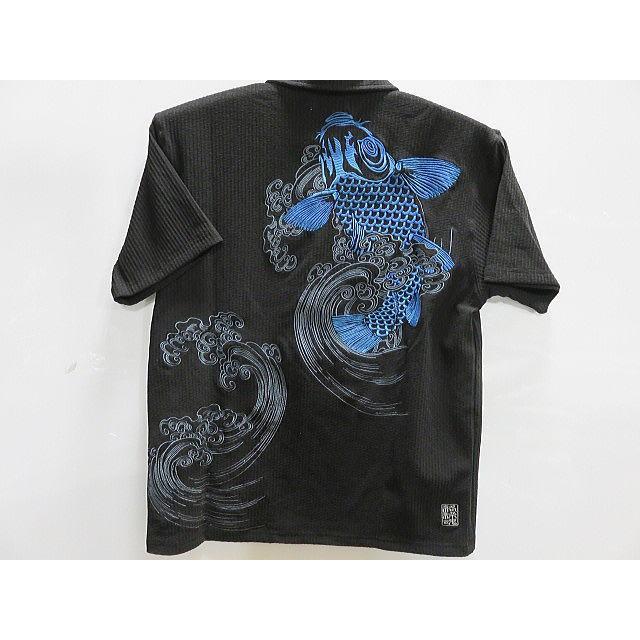 絡繰魂　半袖ポロシャツ　昇り鯉　カラクリ魂 絡繰魂 半袖ポロシャツ 昇り鯉 カラクリ魂 : takafuku1915 - 通販