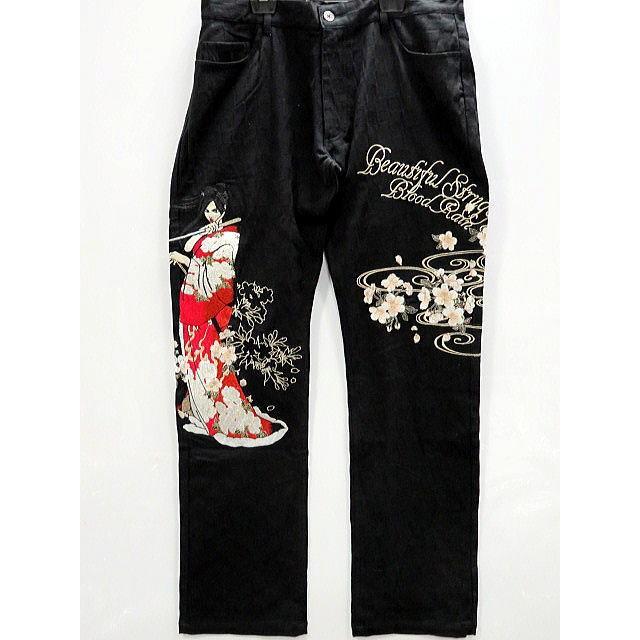 抜刀娘 穂乃花 ブロックジャガードパンツ 絡繰魂 : takafuku1915