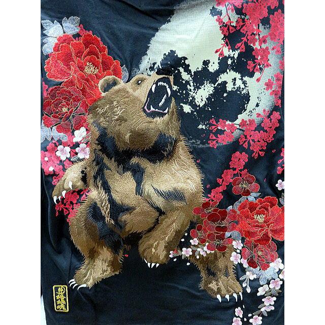 絡繰魂・粋 和柄 長袖Tシャツ 和国 日熊 カラクリ魂 : takafuku1915