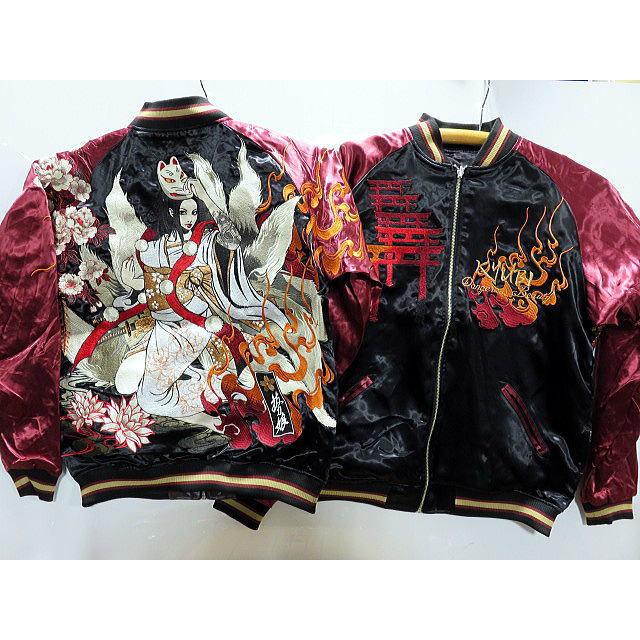 絡繰魂 粋/九尾の狐/スカジャン/221071/抜刀娘