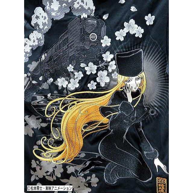 銀河鉄道999 × 絡繰魂 粋 半袖Tシャツ メーテル 999号 刺繍 カラクリ魂