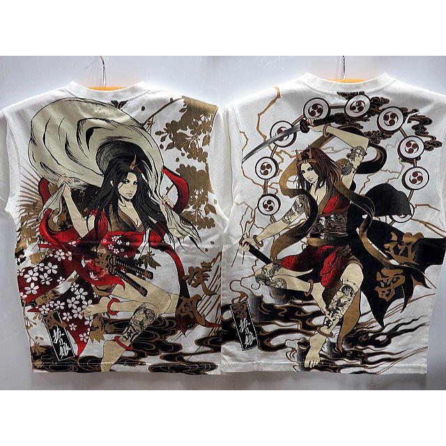 抜刀娘 半袖Tシャツ 結愛風神・葵雷神 絡繰魂 : takafuku1915 - 通販 