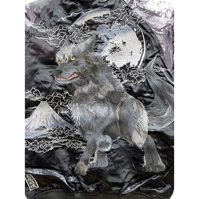 絡繰魂 213015 粋 餓狼 リバーシブルスカジャン 新品 XL