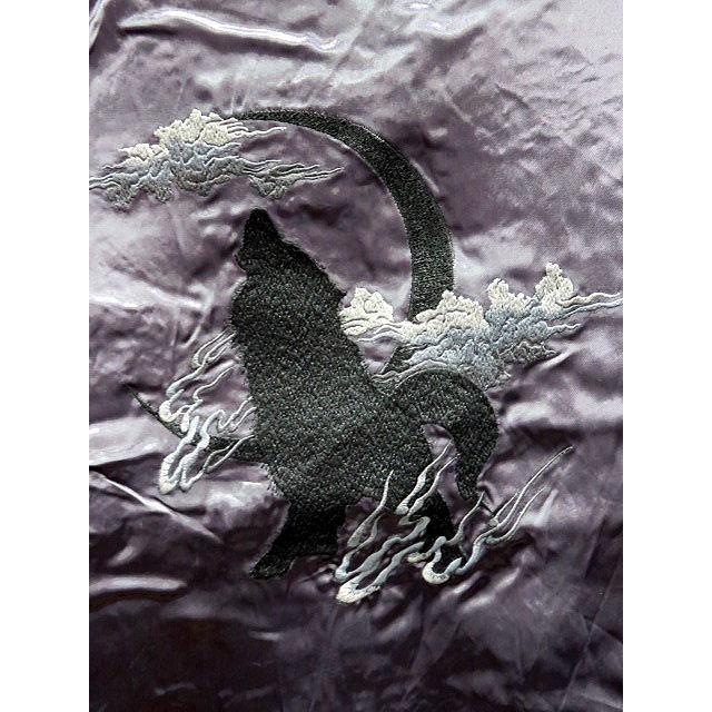 絡繰魂 213015 粋 餓狼 リバーシブルスカジャン 新品 XL