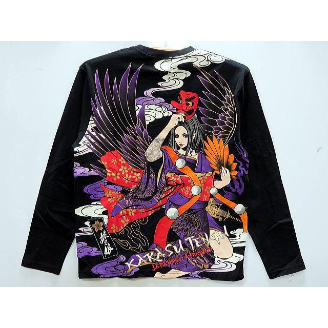 抜刀娘　凛 鴉天狗　長袖Tシャツ　絡繰魂 抜刀娘 凛 鴉天狗 長袖Tシャツ 絡繰魂 : takafuku1915 - 通販 - Yahoo