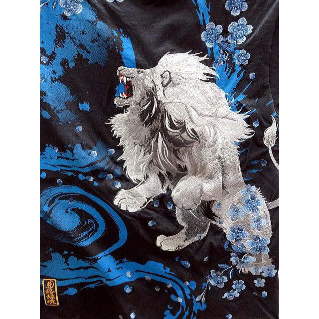 絡繰魂 粋 獅子咆哮刺繍半袖Tシャツ カラクリ魂 : takafuku1915 - 通販