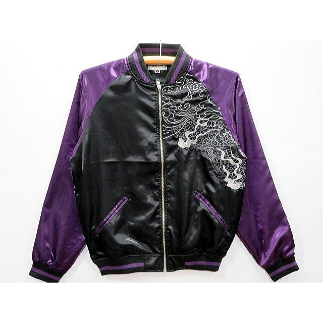 絡繰魂 スカジャン 雲龍 総刺繍 カラクリ魂 KARAKURI