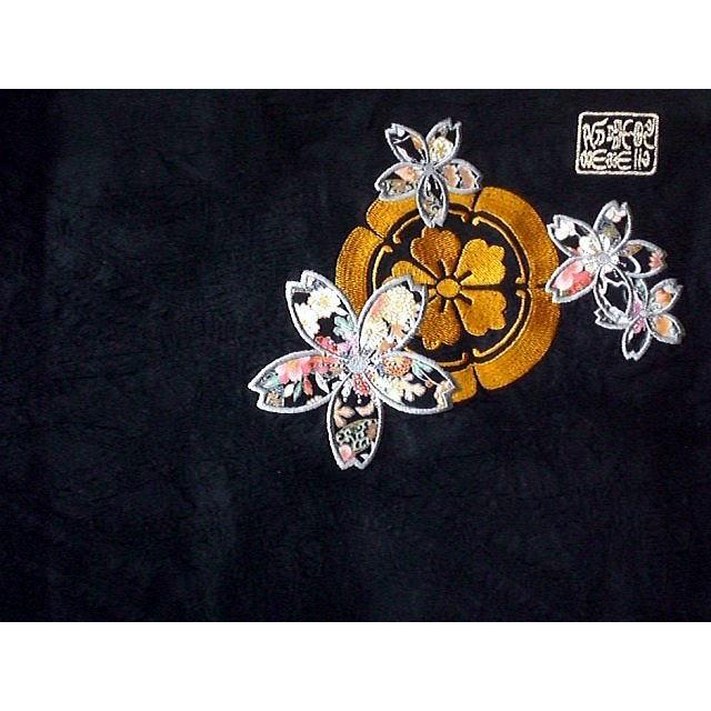 絡繰魂 カラクリ魂 和柄 半袖パーカー・ハーフパンツ上下セット 家紋桜