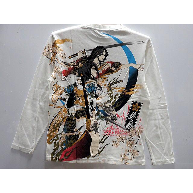 抜刀娘 結愛&穂乃花 闇討ち 長袖Tシャツ 絡繰魂 : takafuku1915 - 通販