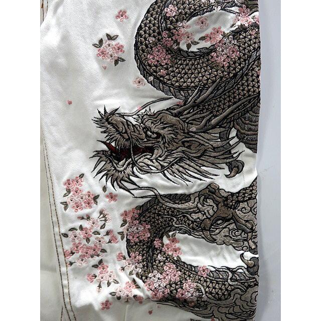 midorikawa 花柄パンツ　8月までのセール品 Midorikawa(ミドリカワ) ベロア刺繍パンツ MID23AW-PT04