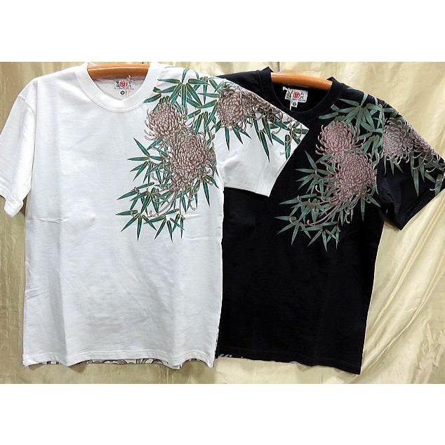 華鳥風月　和柄　半袖Tシャツ　竹虎刺繍 華鳥風月 和柄 半袖Tシャツ 竹虎刺繍 : takafuku1915 - 通販 - Yahoo