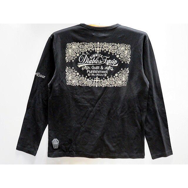 DIABLOS -ディアブロス- 長袖Tシャツ ペイズリーロゴ : takafuku1915 