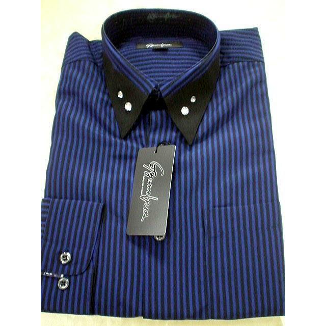 日本製 ドレスシャツ ストライプ : takafuku1915 - 通販 - Yahoo