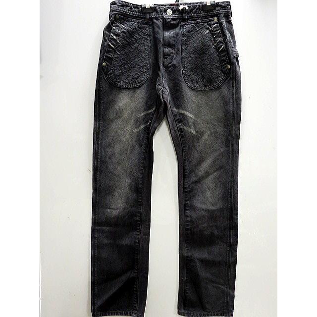 錦 和柄 デニムパンツ 硫化ピグメント刺子カラーデニムパンツ NISHIKI