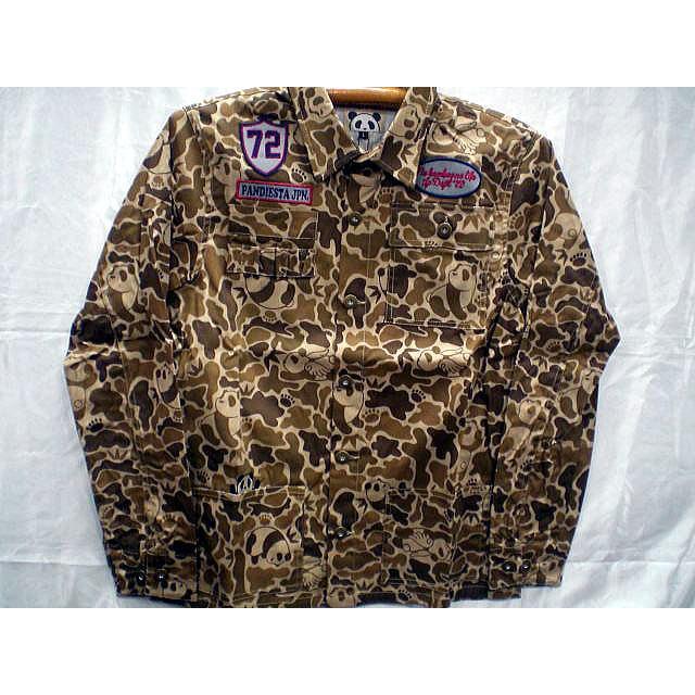 PANDIESTA JAPAN　長袖シャツ　パンダ迷彩　パンディエスタ PANDIESTA JAPAN 長袖シャツ パンダ迷彩 パンディエスタ