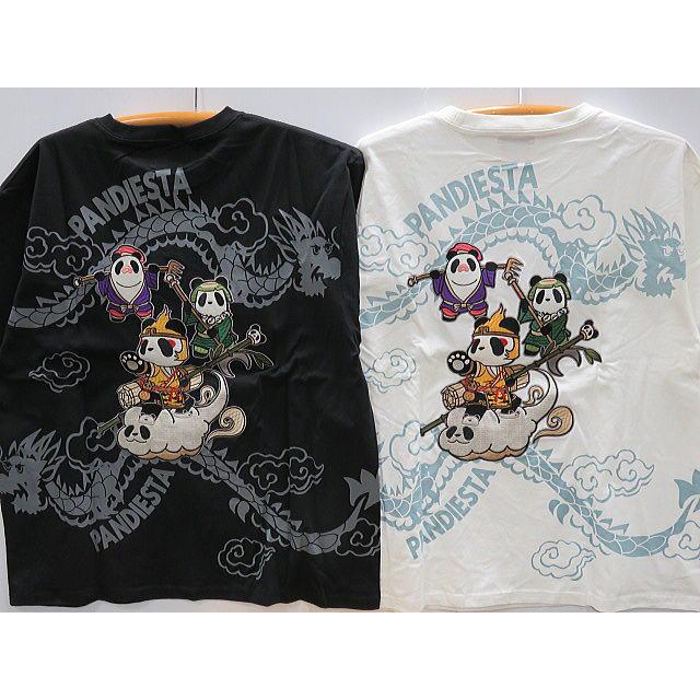 大きいサイズ PANDIESTA JAPAN 西遊記パンダ 半袖Tシャツ パンディ