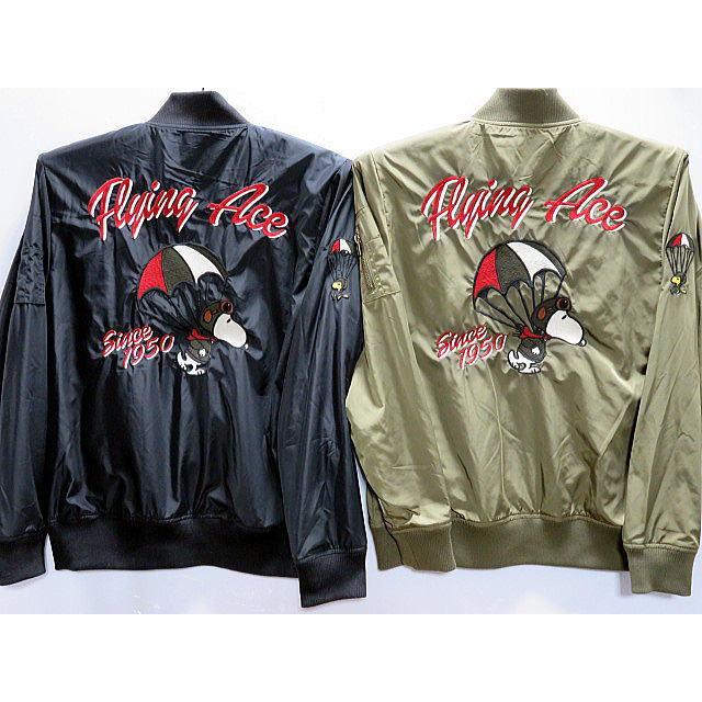 LOWBLOW KNUCKLE X PEANUTS　　FLYING ACE   MA-1ジャケット LOWBLOW KNUCKLE X PEANUTS FLYING ACE MA-1ジャケット : takafuku1915