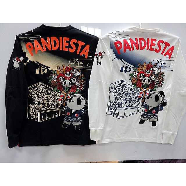 PANDIESTA JAPAN 長袖Tシャツ 商売繁盛 熊猫手ロンT パンディエスタ