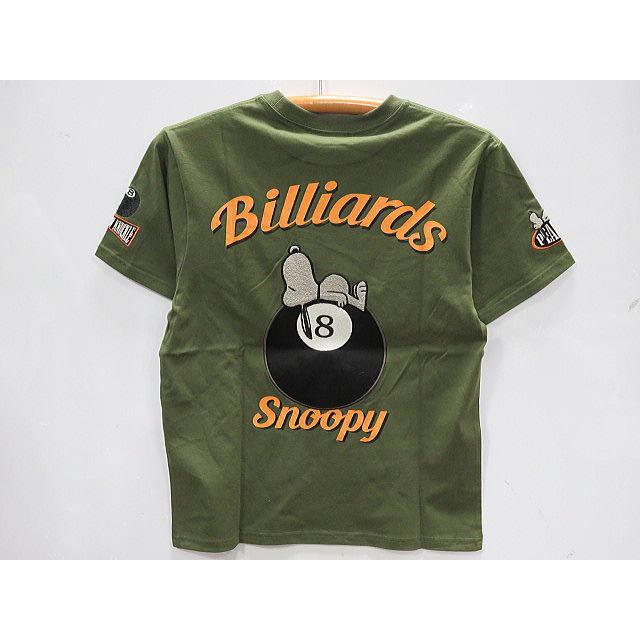 LOWBLOW KNUCKLE X PEANUTS SNOOPYビリヤード半袖Tシャツ スヌーピー