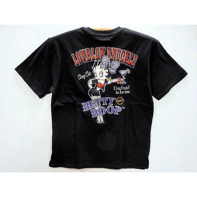 LOWBLOW KNUCKLE X BETTY BOOP セクシー＆クールベティ 半袖Tシャツ 