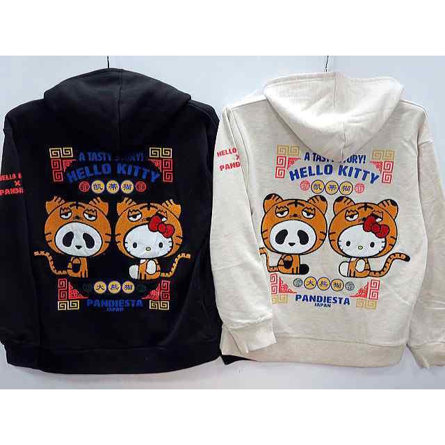 大きいサイズ　Hello Kitty × PANDIESTAJAPAN　トラ着ぐるみプルパーカー　ハローキティ×パンディエスタ 大きいサイズ Hello Kitty × PANDIESTAJAPAN トラ着ぐるみプルパーカー