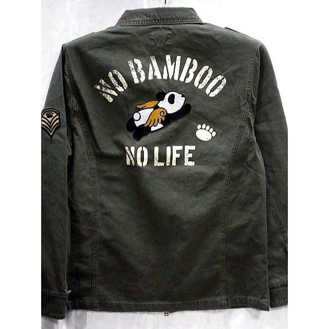 PANDIESTA JAPAN バイオウォッシュ加工 ミリタリーツイルジャケット