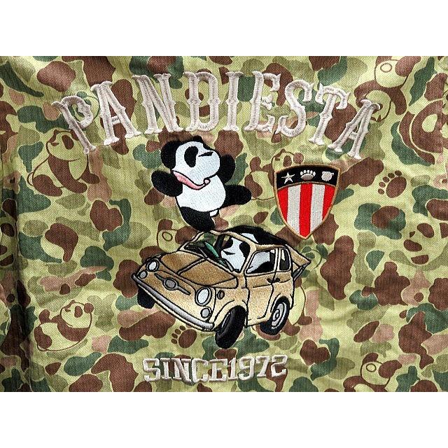 【大きいサイズ】PANDIESTA JAPAN　屋根乗り熊猫　スタンドコットンジャケット　パンディエスタ　３L　４L 大きいサイズ】PANDIESTA JAPAN 屋根乗り熊猫 スタンドコットン